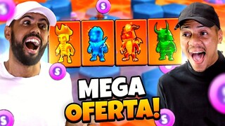 O STUMBLE GUYS ME DEU AS SKINS ESPECIAIS NA MEGA OFERTA PROMOCIONAL !!! (  DYNAMITRON  ) 😱😱