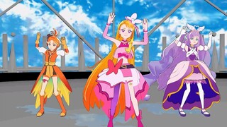 【mmdプリキュア】キュアウィング＆キュアバタフライ＆キュアバタフライでex-girl