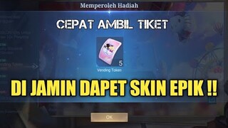 DI JAMIN DAPET SKIN EPIK ! LOGIN SEKARANG AMBIL TIKET BUAT DAPETIN SKIN GRATIS !!