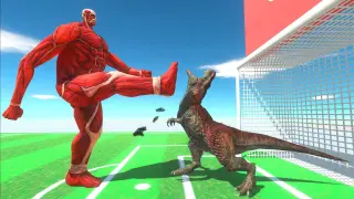 Who Will Be Kicked In Goal By Titan? - Animal Revolt Battle Simulator