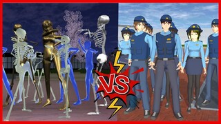 WHICH TEAM WILL WIN: MONSTER vs POLICE - SAKURA School Simulator