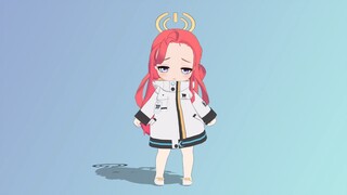 柚子试图跳一个可爱的舞