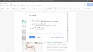 Cách chia sẻ văn bản Google Docs