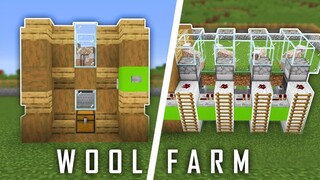 Cara Membuat Simple Auto Wool Farm - Minecraft Indonesia