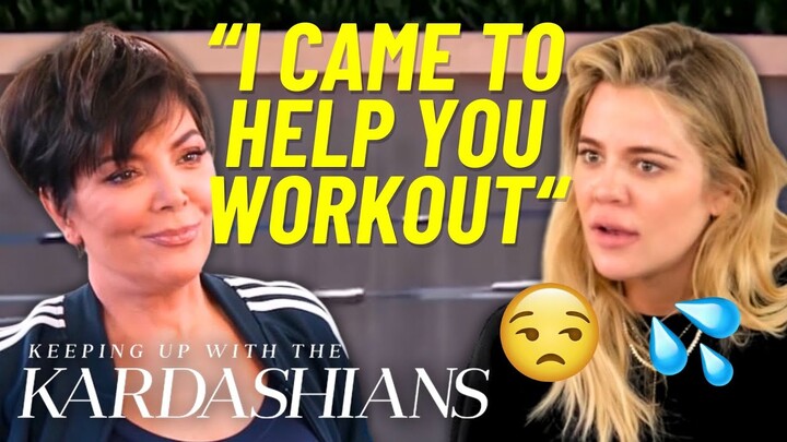 Kris Jenner Crashes Khloé Kardashian’s Fitness Grind & More Kardashian Fitness Moments | KUWTK | E!