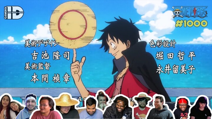 🔥 FINALLY HERE !! NEW OPENING REACTION MASHUP | ONE PIECE EPISODE 1000 話記念：ウィーアー！
