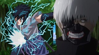 Animasi pelatihan tangan "Video Fantasi" produksi percobaan Uchiha Sasuke VS Kaneki Ken