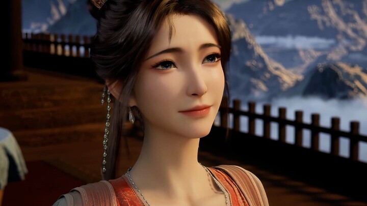 No wonder she's so popular! Her gaze is truly amazing!