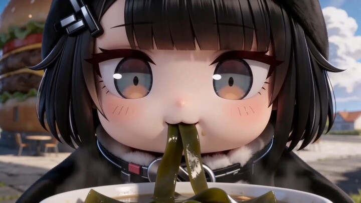 I haven’t seen such a normal mukbang in ages୯(*´ω｀*)୬