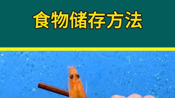 Food Storage Methods