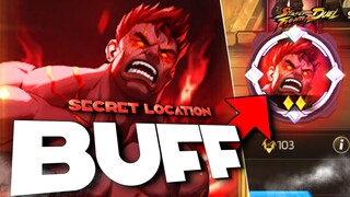 MAD RYU´S BUFF SECRET LOCATION!! HARDEST TRIAL EVER!! (Blazing Trial Guide) Street Fighter Duel