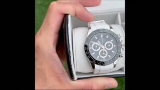 Rubber Strap for Rolex Daytona Ceramic Bezel Oyster Bracelet  Tang Buckle Series