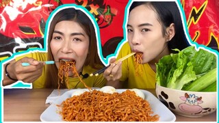 กินมาม่าเผ็ดเกาหลี เผ็ดX2 เผ็ดเกือบตาย