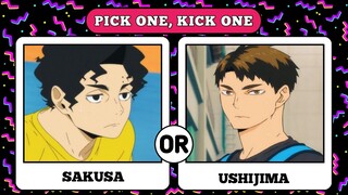 PICK ONE KICK ONE HAIKYUU CHARACTER EDITION 🏐🏐🏐