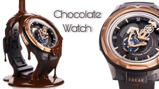 【Bậc thầy món tráng miệng người Pháp Amaury Guichon】Đồng hồ sô cô la⌚