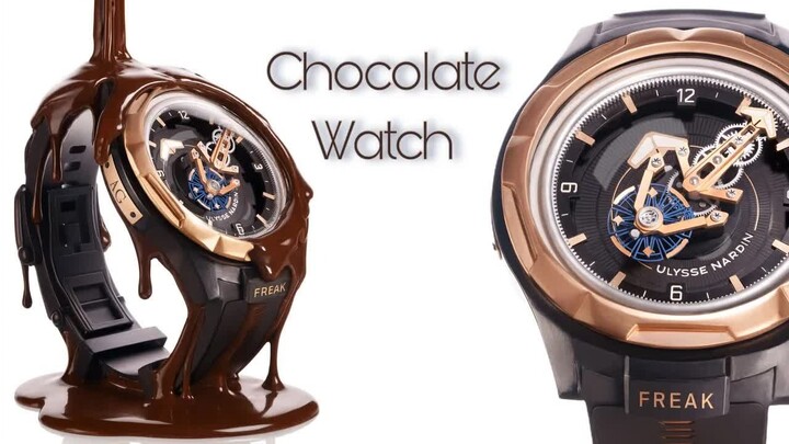 【ปรมาจารย์ขนมหวานชาวฝรั่งเศส Amaury Guichon】นาฬิกาช็อกโกแลต⌚