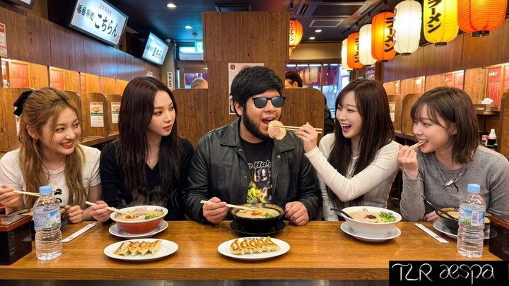 我在韩国找到了AESPA的拉面 🍜✨