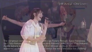 konser Para Pemain Asli Gotoubun no Hanayome