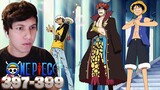 LUFFY , LAW , and KID VS MARINES | One Piece Episode 397, 398, 399 Reaction