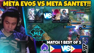 ECHO PAKE META EVOS BUAT COUNTER BLACKLIST??? META EVOS VS META SANTET!! MATCH 2 BO 5