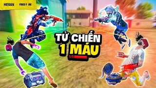 Team Free Fire đọ nhân phẩm khi chơi tử chiến với 1 máu | HEAVY Free Fire