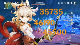 Yoimiya C0 F2P Pyro DPS Build With Damage Showcase Genshin Impact