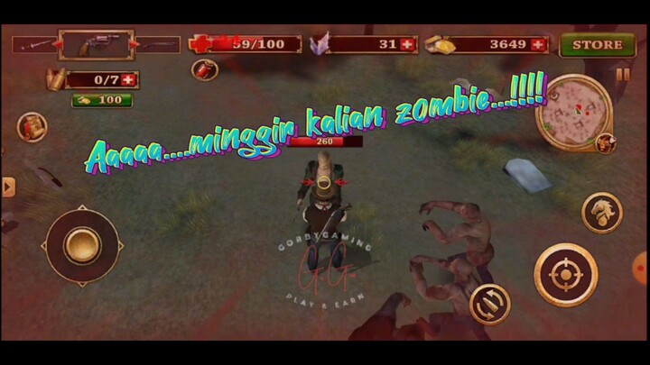 KOBOY INSAF MALAH DIGIGIT ZOMBIE, KOK BISA.??! West Gunfighter part 2