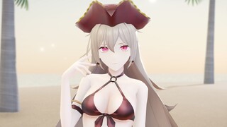 [Azur Lane MMD] Jean Bart "Beri aku×Beri aku"