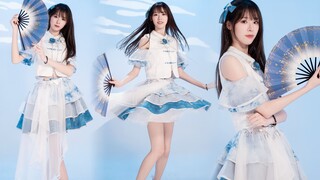 将进酒❤自制国风打歌服初登场丨君不见，一扇一酒醉舞人间~