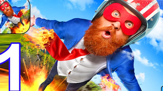 Stuntman Ragdoll Action Movie - Gameplay Walkthrough Part 1 Tutorial ระดับ 1-4 (iOSAndroid)