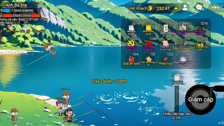 Tôi câu những con cá nặng #BuildaGame#钓魂#32296167