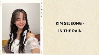 KIM SEJEONG - In The Rain (lyrics)