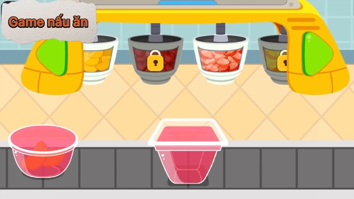 Game nấu ăn - Gấu trúc làm thạch hoa quả - P7
