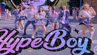 [Tarian Tenor Tinggi Pria dan Wanita Super Muda] NEWJEANS Whale-HYPE BOY Street Roadshow Dance Cover