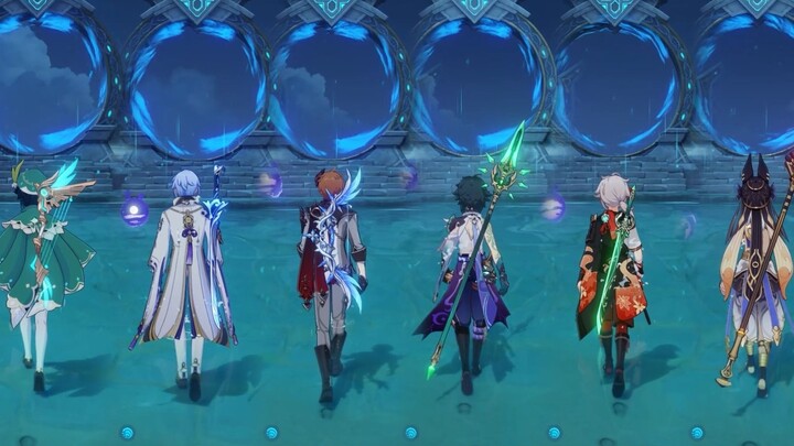 [Genshin Impact 3.1] Đội Teyvat Boys chung tay đạt được vực thẳm đầy sao mà không bị hư hại