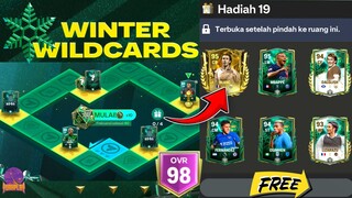 HADIAH BARU WINTER WILDCARDS LANGSUNG GACHA MALAH WALK OUT TERUS! OVR TEMBUS 98 FC MOBILE YUAHPLAY!