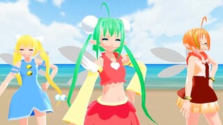 【mmd りんごの森とパラレルタウン】パラレルタウンでdear cocoa girls