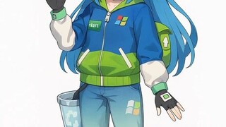 If Windows was a Vtuber
