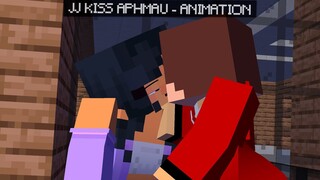 JJ *maizen* KISS APHMAU  MIKEY KISS APHMAU 😱 | GANGNAM STYLE  - Minecraft Animation