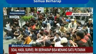 Survei RK menang 1 Putaran