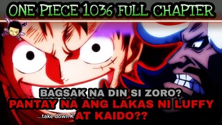 One piece 1036: full chapter | pantay na ang lakas ni luffy at ni kaido? Bagsak na si Zoro?