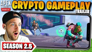 CRYPTO GAMEPLAY SEASON 2.5 in APEX LEGENDS MOBILE (TRAILER)