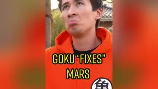 Goku â€œfixesâ€� Mars anime goku dragonball manga fy