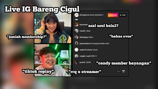 Bahas Tiktok Replay Sampai Bahas Membership Deankt - [Full] Live Ig Mas Dean Bareng Cindy Gula