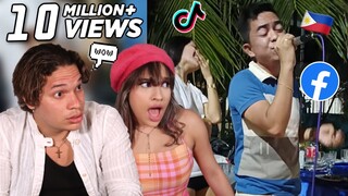 These Karaoke Relays are MAD!! Waleska & Efra React to Filipino Karaoke Party