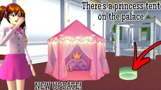 There's a princess tent on the palace? | Sakura School Simulator | Gweyc Gaming