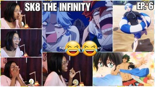 BEACH EPISOOODE | Sk8 The Infinity Episode 6 Reaction | Lalafluffbunny