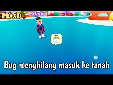 Bug menghilang masuk ke dalam tanah di PK XD Update Musim Salju atau Event Natal