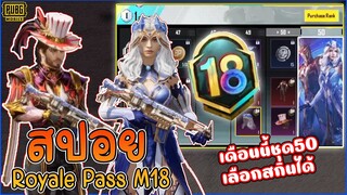 PUBG MOBILE : สปอย ROYALE PASS M18 เดือนนี้สกินสวยเยอะ แถมเลือกชุดได้ + สัตว์เลี้ยงใหม่ หมาน้ำแข็ง