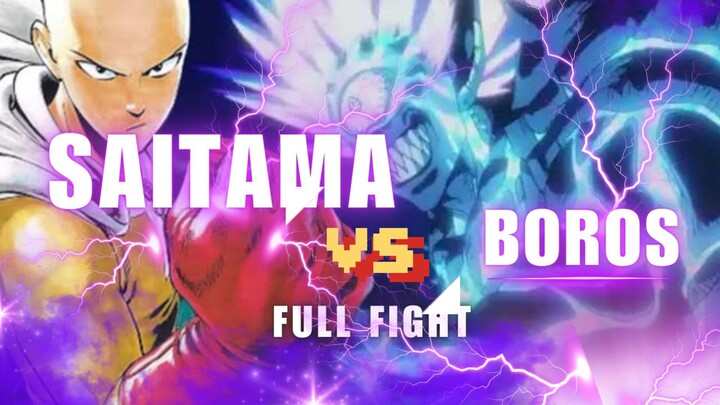 Review Pertarungan Saitama VS Boros: FULL FIGHT